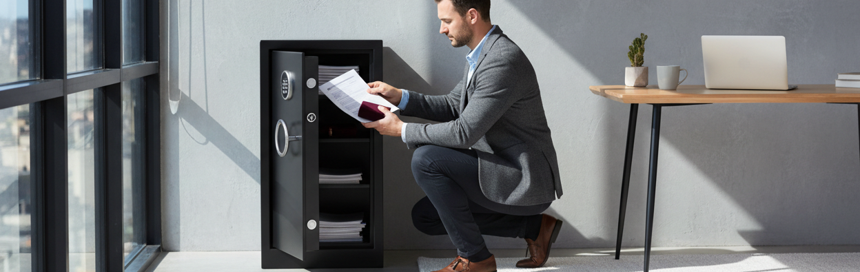 I need a real life example of one of our products in use. Maybe in an office setting?
