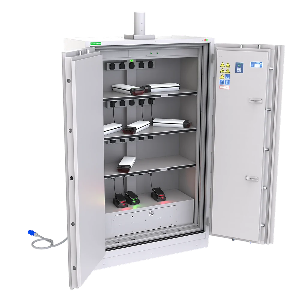 Batteryguard XL20D Lithium-Ion Battery Charging Safe – VDMA 24994 Certified (230V / 400V, Multiple Configurations)