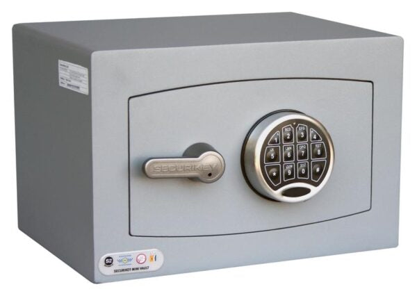 Securikey Mini Vault Silver S2 Safe | £4,000 Rated | SafeFort