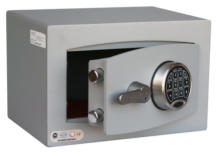 Securikey Mini Vault Silver S2 Safe | £4,000 Rated | SafeFort