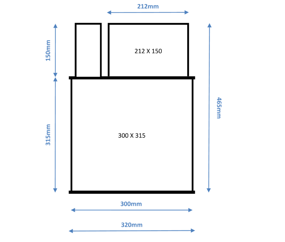 ASEC Under Floor Safe Body With Deposit Facility To Take 200mm x 200mm Door